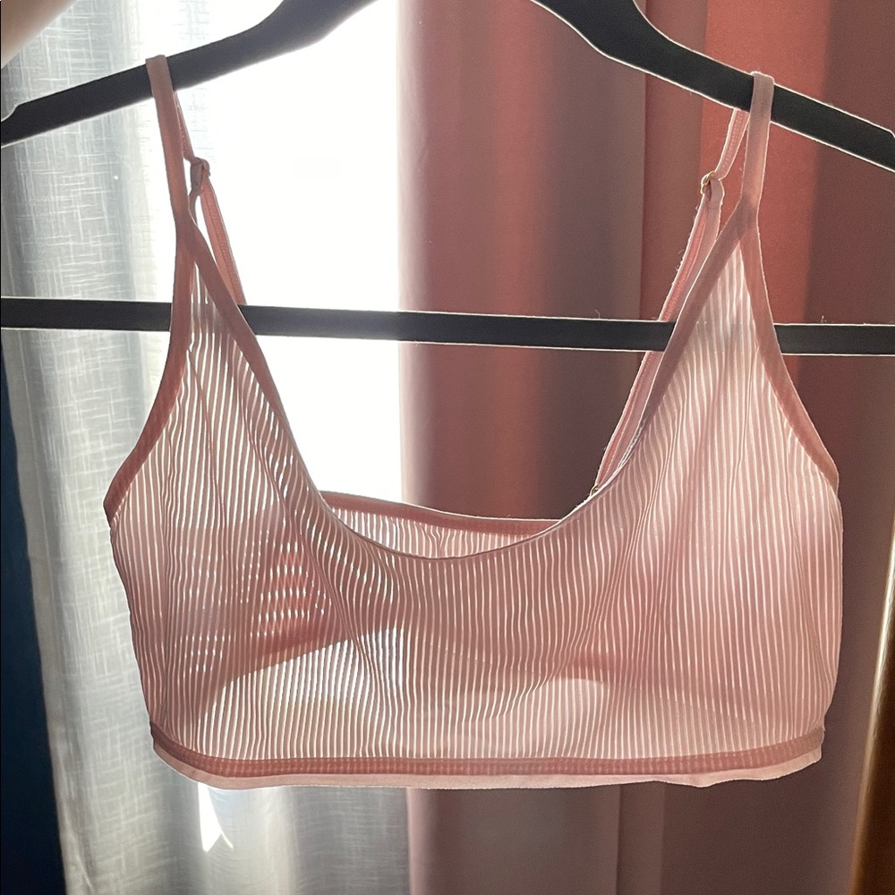 Summersalt Pink Striped Bandeau